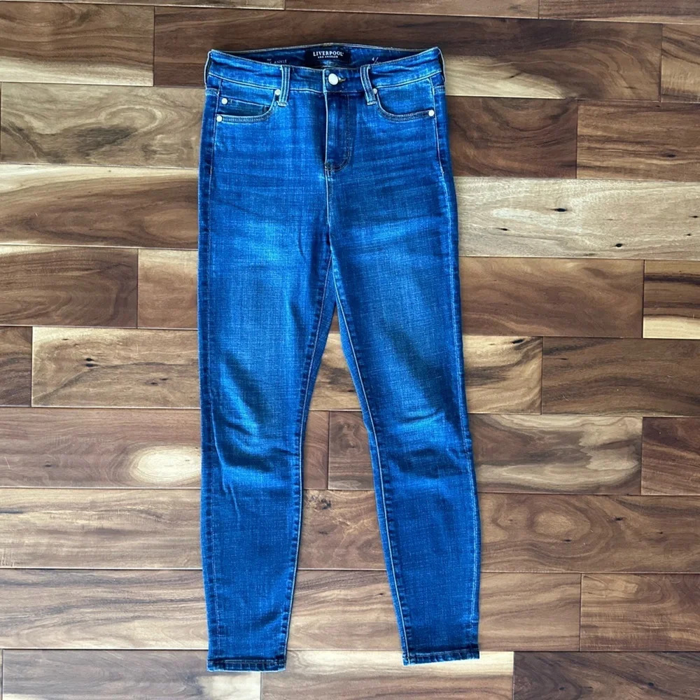 Liverpool High Rise Ankle Skinny Jeans size 4